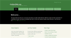 Desktop Screenshot of goldendna.org